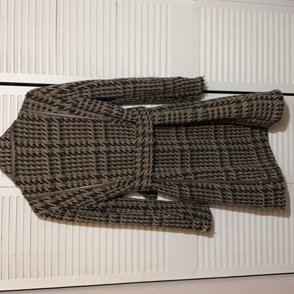 Cool Diesel Tweed Trench Coat - Picture 7 of 8